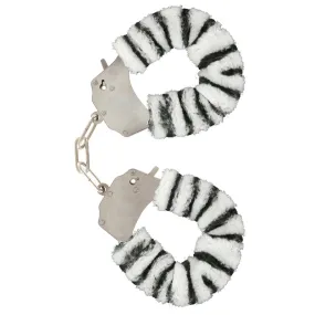 ToyJoy Furry Fun Handcuffs Zebra