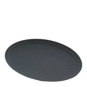 Tray Gengrip Fibreglass Oval 31" Black - Pack 1
