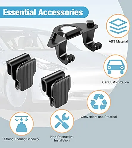 Trunk & Front Trunk Grocery Hooks for 2020-2022 Tesla Model Y (3 Piece Set)