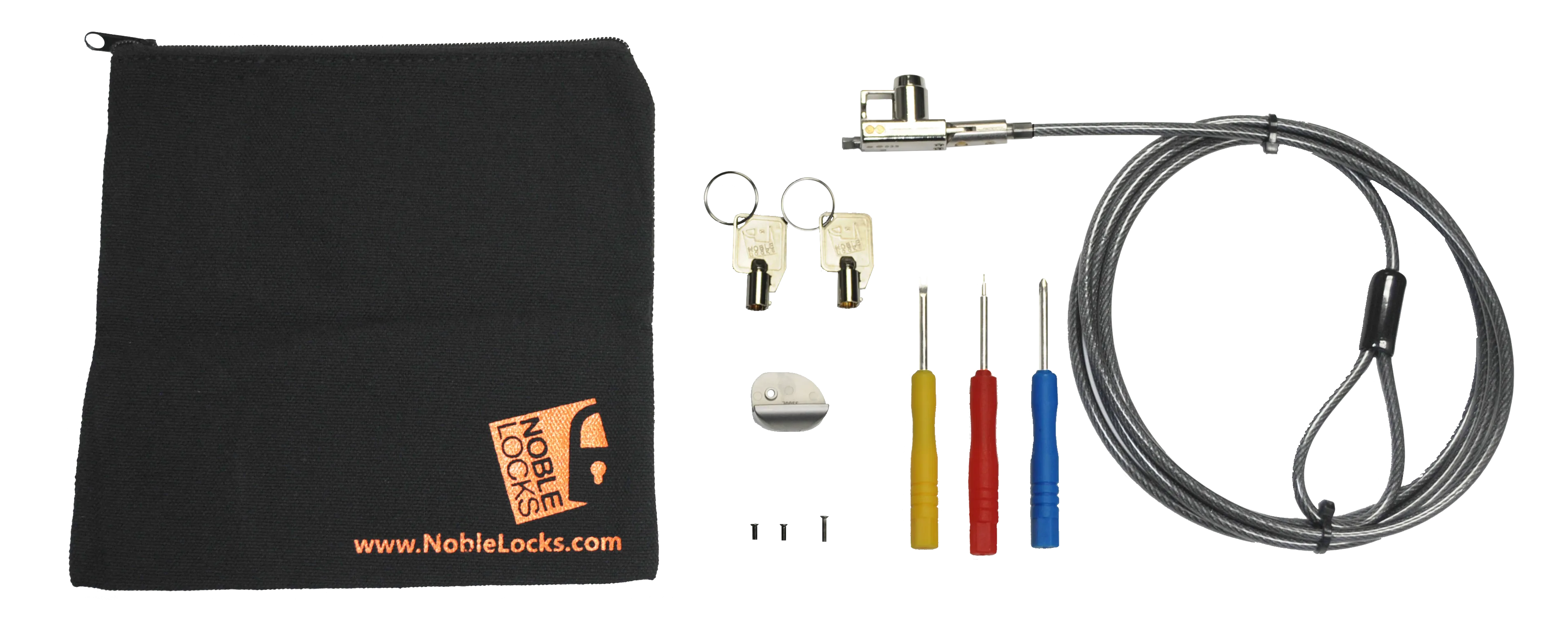 TZ33 Noble Wedge Bracket Kit for Dell Latitude 3301 with Barrel Key Lock