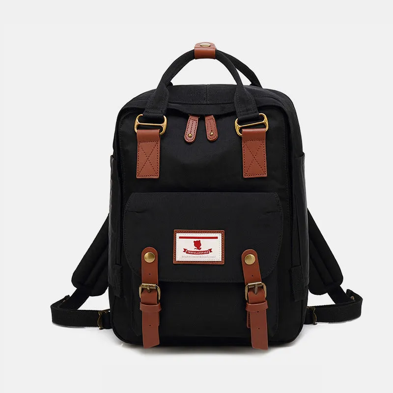 Waterproof College Style Vintage Travel Backpack