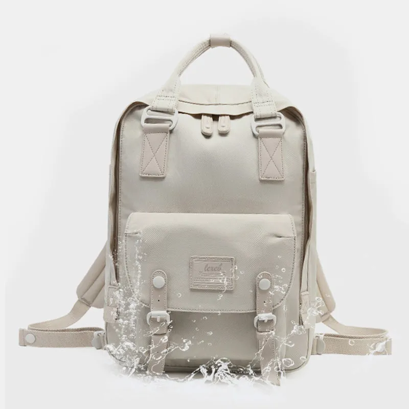 Waterproof College Style Vintage Travel Backpack