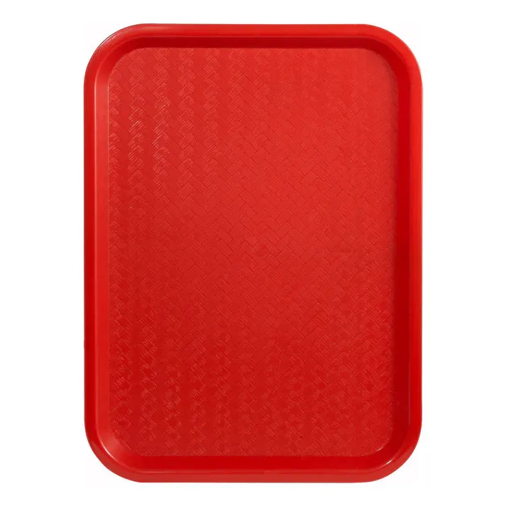 Winco FFT-1014R 10" Fast Food Tray, Red