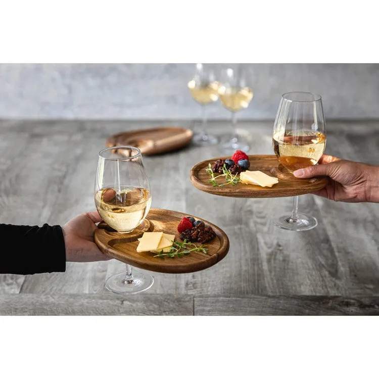 Wine Appetizer Plate Set of 4