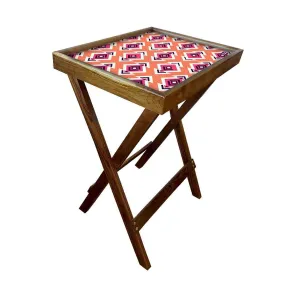 Wooden TV Trays Table Bar Snack Serving Tables - Diamonds