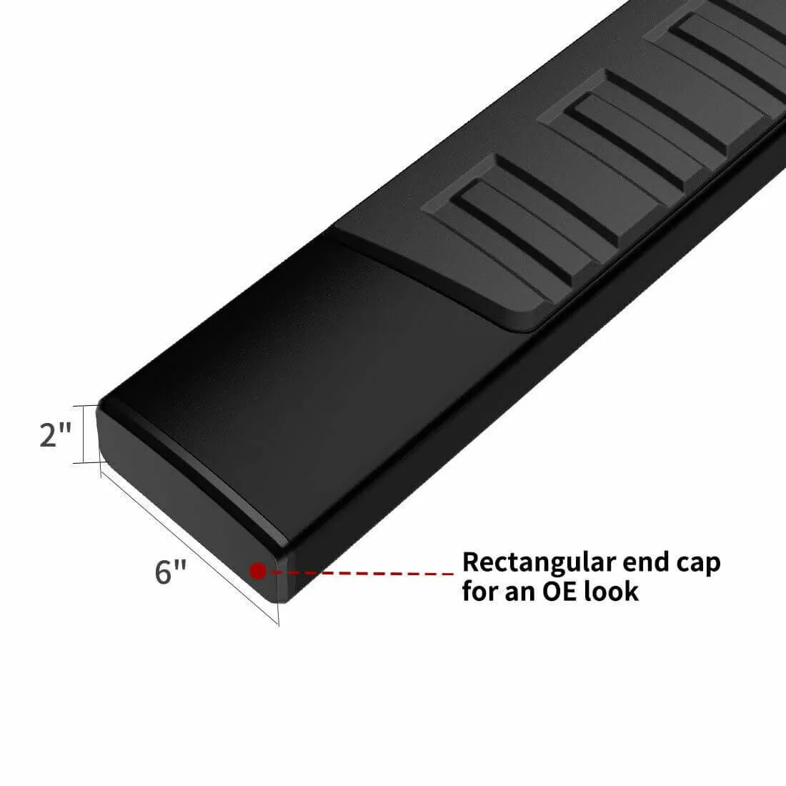 YITAMOTOR® For 2007-2021 Toyota Tundra Double Cab 6" Running Boards Nerf Bars Side Step Black