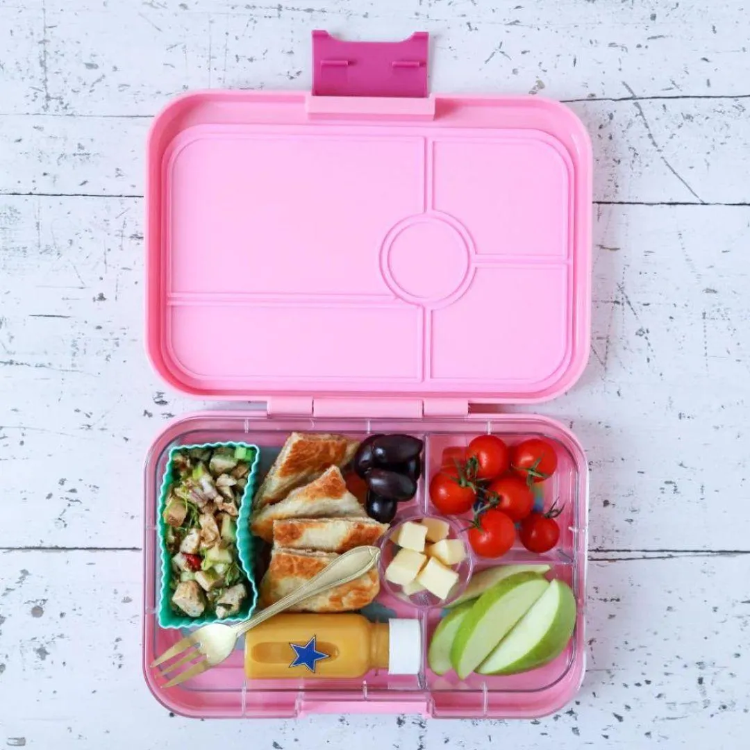 Yumbox Mini Silicone Bento Cups - Set of 6 - Pink Aqua