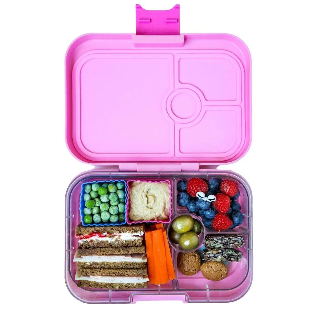 Yumbox Mini Silicone Bento Cups - Set of 6 - Pink Aqua