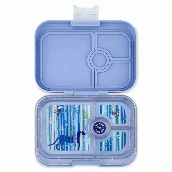 YUMBOX Panino 4 compartment - Hazy Blue Panther Tray
